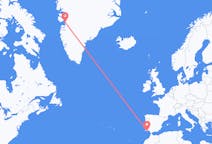 Vluchten uit het Faro-district, Portugal naar Ilulissat, Groenland