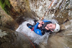 Canyoning in Bled, Slovenia