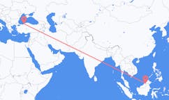 Flyreiser fra Limbang, Malaysia til Zonguldak, Tyrkia