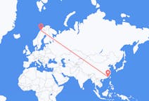 Flyreiser fra Xiamen, Kina til Narvik, Norge
