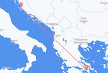 出发地 克罗地亚扎达尔目的地 希腊雅典的航班