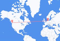 Flyreiser fra Vancouver, Canada til Hamburg, Tyskland