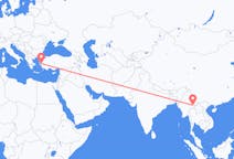 Flights from Kengtung, Myanmar (Burma) to İzmir, Turkey