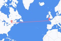 Flyreiser fra Montreal, Canada til Brest, Frankrike