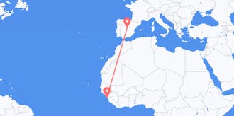 Рейсы из Гвинеи в Испанию