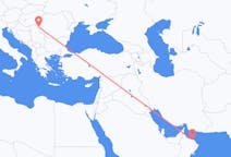 เที่ยวบินจาก Muscat ถึงทิมิโซอารา