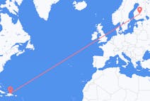 เที่ยวบิน จาก Puerto Plata, สาธารณรัฐโดมินิกัน ถึงจีวาสกีลา, ฟินแลนด์