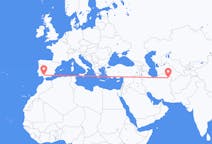 Flyreiser fra Mashhad, Iran til Sevilla, Spania