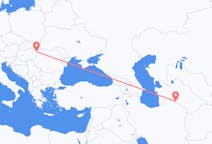 Vluchten van Asjchabad, Turkmenistan naar Debrecen, Hongarije