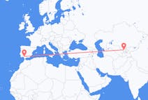 Vluchten van Tasjkent, Oezbekistan naar Sevilla, Spanje