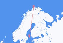 Flyg från Mariehamn, Åland till Hammerfest, Norge