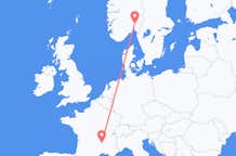 Flights from Le Puy-en-Velay to Oslo