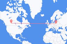 Flyreiser fra Lloydminster, Canada, til Warszawa, Canada