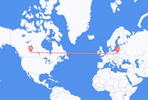 Flyrejser fra Lloydminster, Canada til Warszawa, Canada