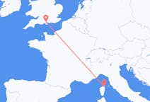 Flights from Bastia, France to Southampton, the United Kingdom