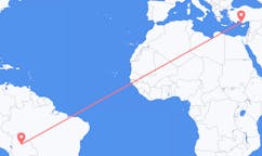 Flyg från Trinidad, Bolivia till Gazipaşa, Bolivia
