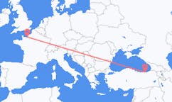 Flyreiser fra Deauville, til Trabzon