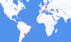 Flyg från Punta del Este, Uruguay till Klagenfurt, Österrike