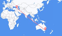 Flights from Merimbula, Australia to Kars, Turkey