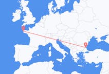 Flights from Brest, France to Burgas, Bulgaria