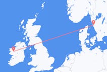 Vluchten van Klop, Ierland naar Göteborg, Zweden
