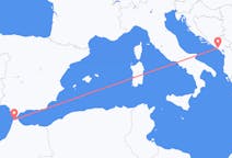 出发地 摩洛哥出发地 丹吉尔目的地 黑山蒂瓦特的航班