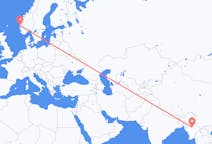 Flights from Mandalay, Myanmar (Burma) to Bergen, Norway