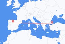 Flyg från Valladolid, Spanien till Istanbul, Turkiet