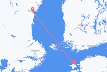 Fly fra Kardla til Sundsvall