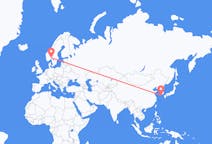 Flights from Jeju City, South Korea to Oslo, Norway