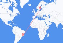 Flyreiser fra Rio de Janeiro, Brasil til Visby, Sverige