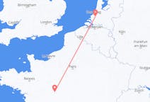 Loty z Tours, Francja do Rotterdamu, Holandia