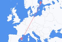 Flyrejser fra Mariehamn, Åland til Palma de Mallorca, Spanien