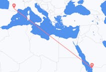 Flights from Jizan, Saudi Arabia to Toulouse, France