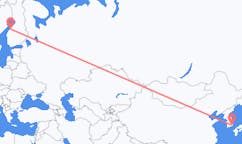Loty z Busan, Korea Południowa z Kokkola, Finlandia