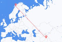 Fly fra Saidu Sharif til Narvik