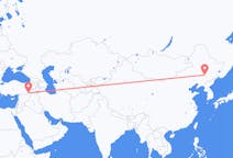 Flyg från Changchun, Kina till Mardin, Turkiet