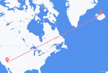 Flyrejser fra Las Vegas, USA til Akureyri, Island