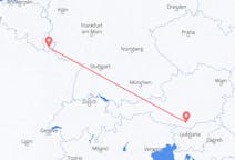 Flyreiser fra Luxemburg, Luxembourg til Klagenfurt, Østerrike
