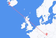 Flyg från Reykjavík till Graz
