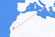 Flyrejser fra Atar, Mauretanien til Reggio di Calabria, Italien