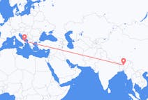 出发地 印度出发地 古瓦哈提目的地 意大利巴里的航班