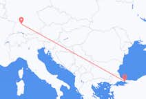 出发地 德国斯图加特目的地 土耳其伊斯坦堡的航班