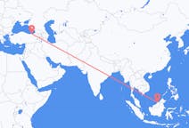 Flug frá Miri, Malasíu til Trabzon, Tyrklandi