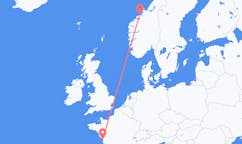 Flights from Kristiansund to La Rochelle