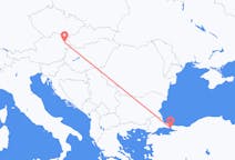 Flights from the city of Istanbul to the city of Vienna