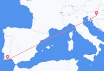 Flyrejser fra Zagreb, Kroatien til Faro, Portugal