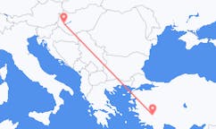 Flights from Hévíz, Hungary to Denizli, Turkey