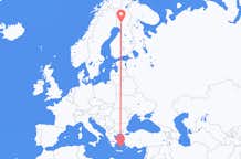 Flights from Rovaniemi to Santorini