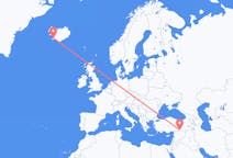 出发地 冰岛从雷克雅未克目的地 土耳其尚勒乌尔法的航班